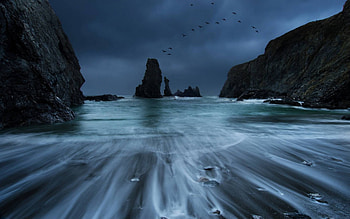 beach, fun, cool, nature, ocean HD wallpaper