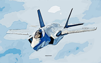 F-35, US Air Force, , vector art, F-35 drawing, creative art, F-35 art, vector drawing, abstract aircraft, Lockheed Martin F-35 Lightning II, aircraft drawings HD wallpaper