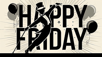 Celebrate Happy Friday in Stunning !, Happy Friday, celebration, vintage, dance, party HD wallpaper