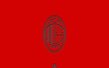AC Milan, Red background, Football team, Serie A HD wallpaper