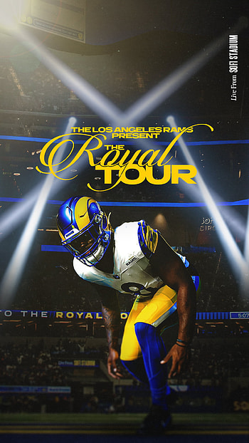 Los Angeles Rams Royal Tour , Sports, NFL, football, Los Angeles Rams HD phone wallpaper