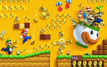 Super Mario Bros. game, Gaming , Classic Nintendo, Mario characters HD wallpaper
