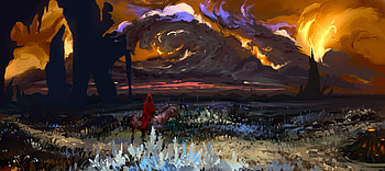 Art, Dark, Horse, Horseman, Rider HD wallpaper