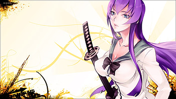 Highschool Of The Dead, Anime, Saeko Busujima HD wallpaper