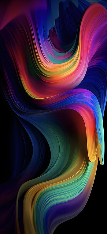AI Art, Abstract, colors HD phone wallpaper