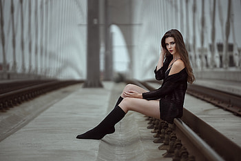 Brunette, Girl, Beautiful, Dress, Beauty, Woman, Model, Lovely, Female HD wallpaper