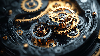 Intricate Clockwork Mechanism - Ultra, gears, clockwork, mechanical HD wallpaper