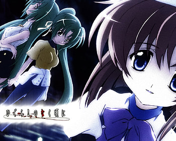 Higurashi, higurashi no naku koro ni, ryugu rena, sonozaki shion, sonozaki mion HD wallpaper