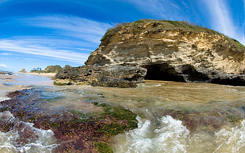 Nature, Rivers, Stones, Foam HD wallpaper
