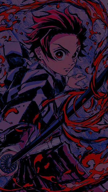 Demon Slayer Tanjiro, Demonslayer, Kamado, art, Anime, Tanjirokamado, cartoon, Kimetsunoyaiba, Kimetsu HD phone wallpaper