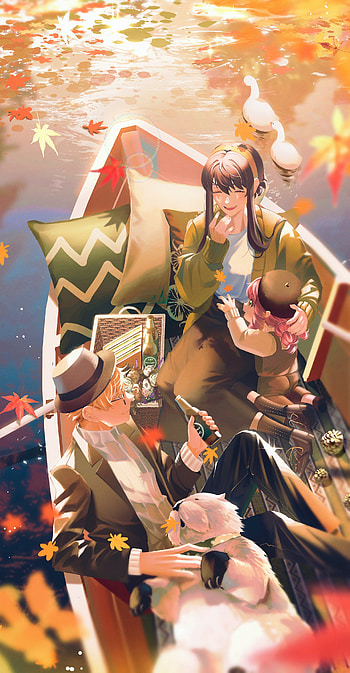 Spy x Family Autumn Vibes – Cozy Anime , Anime, Spy x Family HD phone wallpaper