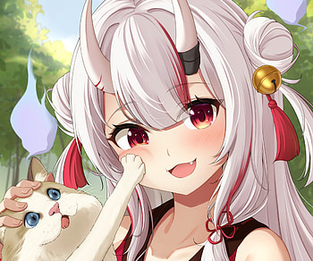 Nakiri Ayame, hololive, Nakiri Ayame, Anime, Virtual Youtuber HD wallpaper