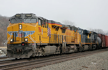 Union Pacific 7954, scenic, union pacific, new york, train, travel HD wallpaper