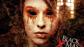 ... Horror , Background Full . black christmas, face, black, eyes, blood, dark, fear HD wallpaper