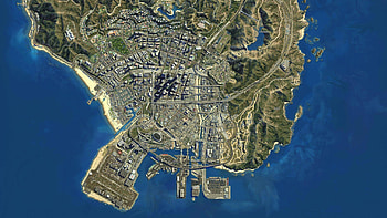 Grand Theft Auto V - Downtown, Map, GTA 5, GTA, Grand Theft Auto V, rockstar games, video game, GTA V, game, open world, gaming, Grand Theft Auto 5 HD wallpaper