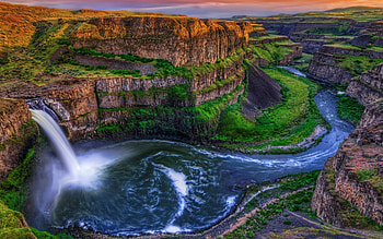 Palouse, Waterfalls HD wallpaper
