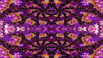 Trippy Psychedelic Fractal, trippy, psychedelic, aesthetic, pink, Abstract, fractal HD wallpaper