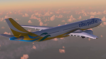 Cebu Pacific Air, New A330neo, RFlightsim HD wallpaper