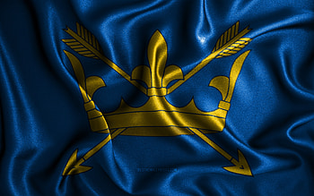 Suffolk flag, , silk wavy flags, english counties, Flag of Suffolk, Day of Suffolk, fabric flags, 3D art, Suffolk, Europe, Counties of England, Suffolk 3D flag, England HD wallpaper