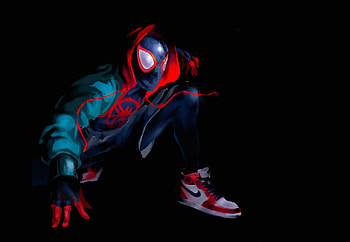 Milesmorales Verse, spiderman, superheroes, artwork, digital-art, art, artstation HD wallpaper