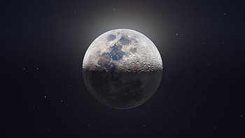 Moon Astrography , moon, space, graphy, dark, black HD wallpaper