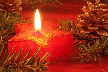 ✿ Festive Christmas Light ✿, entertainment, simle, flame, star, fashion, decoration, candle, light, love, christmas, red, warm, fire, lovely, forever HD wallpaper
