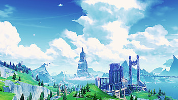 Genshin Impact Landscape, video game, Genshin Impact HD wallpaper
