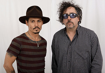 Tim Burton, Collaboration, Johnny Depp, Creative minds HD wallpaper