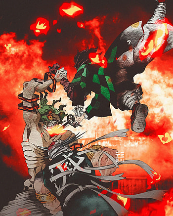 Kimetsu No Yaiba, tanjiro, tengen HD phone wallpaper