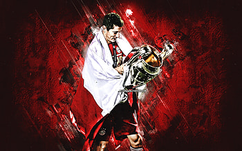 Robert Lewandowski, champions league, bayern, football HD wallpaper