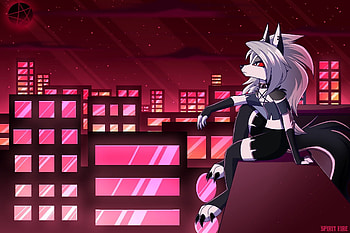 Loona from Helluva Boss - Stunning, TV Show, helluva boss, Loona (Helluva Boss) HD wallpaper