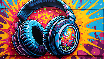 Vibrant Heads Ultra, heads, graffiti, Street Art, colorful, music HD wallpaper