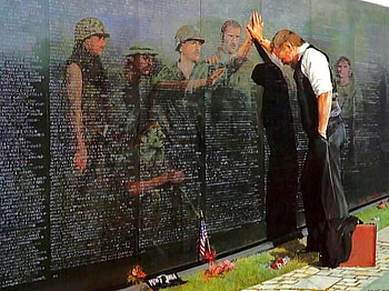 Let us not forget, fallen soldiers, military men, man, grieving, wall, flag, america HD wallpaper