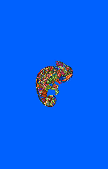 Colorful, artwork, Chameleon HD phone wallpaper