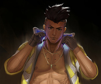 David Martinez, David (Cyberpunk: Edgerunners), Anime, Cyberpunk: Edgerunners HD wallpaper