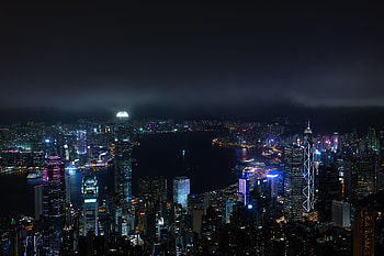 Cities, Architecture, City, Building, Skyscrapers, Glow HD wallpaper