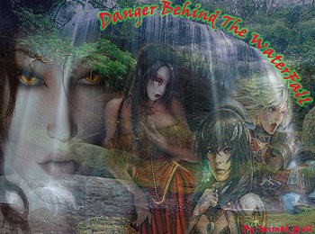 Dangerous Waterz, waterfall, danger, fantasy, backgrounds HD wallpaper