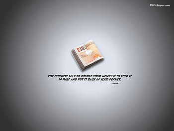 GOOD WAY TO DOUBLE MONE FOLD IT, joke, hillairous, funny, abstract HD wallpaper