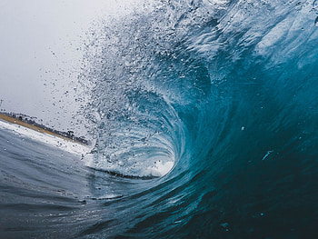 Nature, Ocean, Spray, Wave HD wallpaper