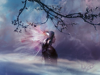 Night Ghost of the Mist, illusion, abstract, fantasy HD wallpaper