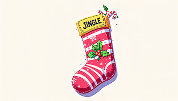 Jingle Christmas Stocking - Ultra, christmas stocking, Christmas, stocking, holiday, decoration HD wallpaper