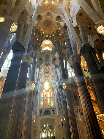 Barcelona memories, Architectural marvel, Spiritual inspiration, Cultural immersion HD phone wallpaper