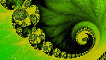 Trippy Psychedelic Fractal, trippy, psychedelic, trance, green, Abstract, fractal, abstract green HD wallpaper