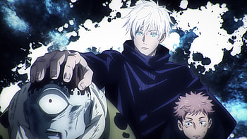 Gojo yuji and jogo, Anime, Jujutsu Kaisen HD wallpaper