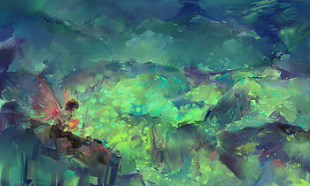 True Coloured , abstarct, wings, tengu, painted, geta, camera, touhou, hat, shameimaru aya HD wallpaper