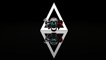 Art, Angel, Skull, Rhombus, Skulls, Demon HD wallpaper