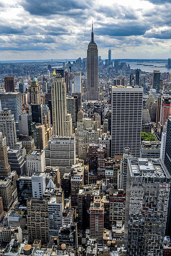 Cities, Sky, City, Skyscraper, Building, Tower HD phone wallpaper
