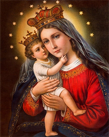 AOFOTO ft Virgin Mary Backdrop Baby Jesus Christ graphy Background Religion Pray Bless Nativity Gospel Christian Baptism Easter Church Bible Shoot Studio Props Video Drop : Electronics, Mother Mary and Jesus HD phone wallpaper