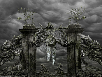 Horror, Creepy, Dark, Evil, Halloween, Scary, Spooky HD wallpaper