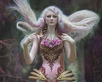 beautiful fairy, fairies, fantasy, abstract, fary HD wallpaper